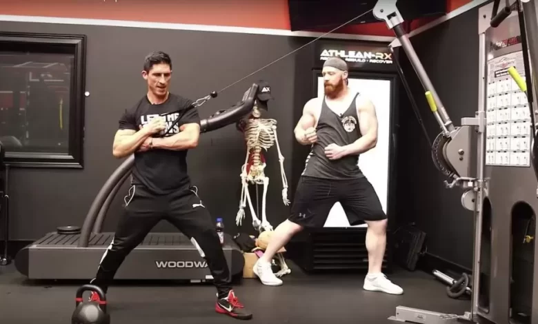 cable machine arm workout