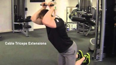 cable triceps extensions