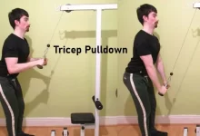 tricep pull down