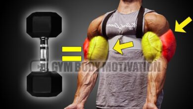 10 Dumbbell Exercises for Bigger Arms Gym Body Motivation