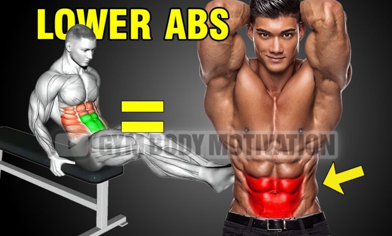 6 Awesome Lower Ab Exercises Gym Body Motivation