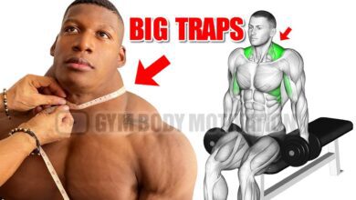6 Best Exercises for BIGGER TRAPS Gym Body Motivation
