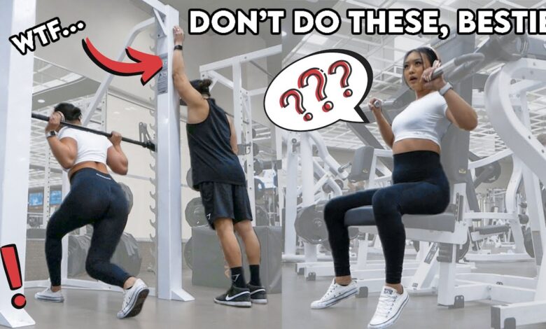 6 MISTAKES TO AVOID AT THE GYM
