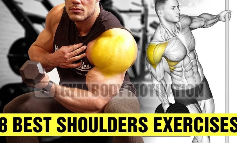 8 Best Shoulder Exercises with Dumbbells ONLY
