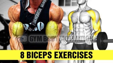8 Bicep Exercises for Bigger Arms Gym Body Motivation