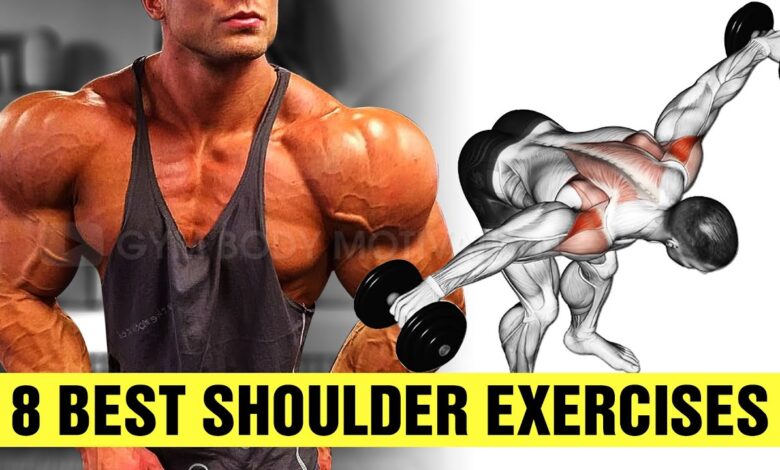 8 Dumbbell Exercises to Build Massive Shoulders Gym Body