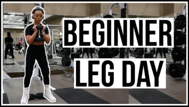 BEGINNER LEG WORKOUT Using Basic Gym Equipment