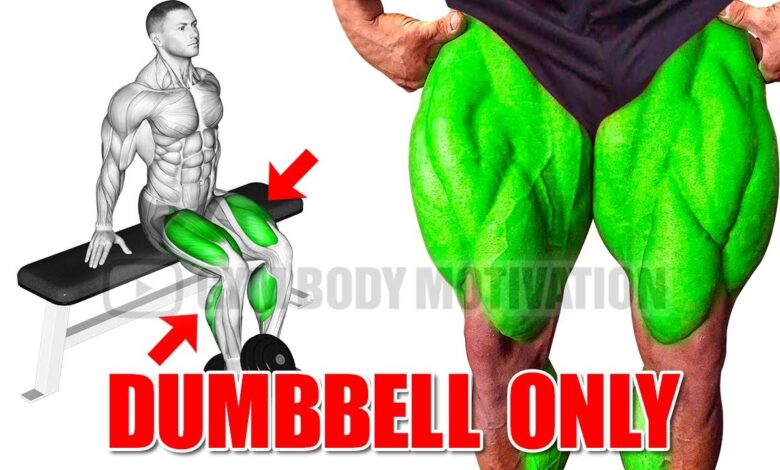 BEST HOME LEG WORKOUT WITH DUMBELLS ONLY
