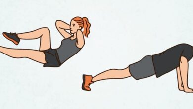 Fast ab workout at home No equipment