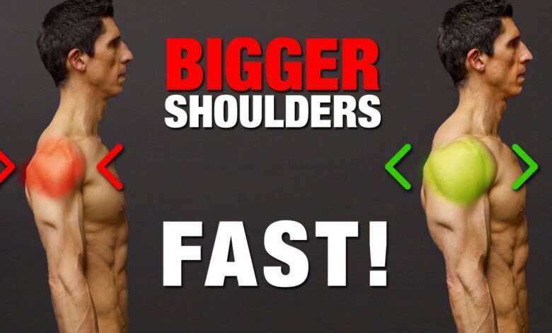 How to Get Bigger Shoulders Fast JUST DO THIS