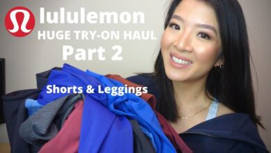 LULULEMON Try On Haul Part 2 Shorts Leggings