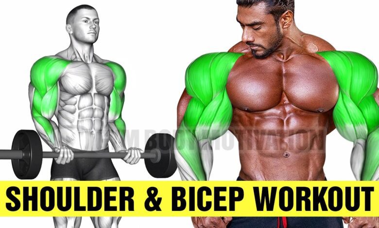 Shoulder and Biceps Workout for Muscle Growth