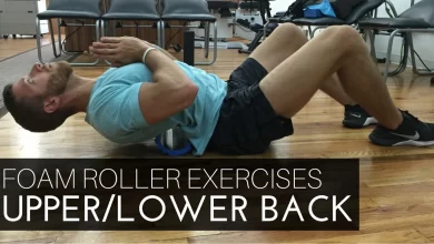 foam roller exercises upper lower back