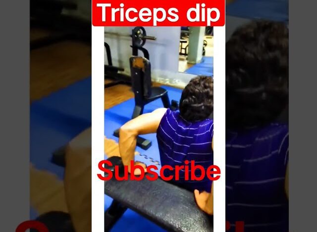 triceps dip workout triceps workout arm workout trending shorts shortsvideo viralshorts triceps workout