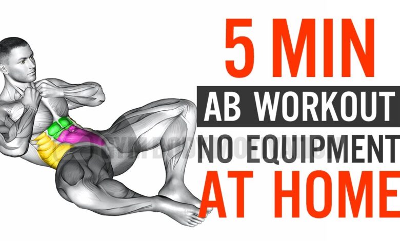 5 Minute Home Ab Workout 6 PACK GUARANTEED