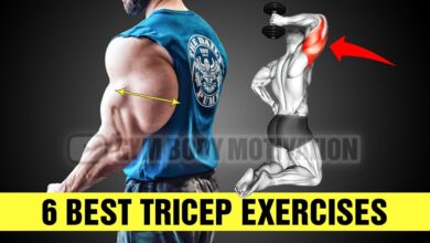 6 BEST Triceps Exercises for Bigger Arms Gym Body