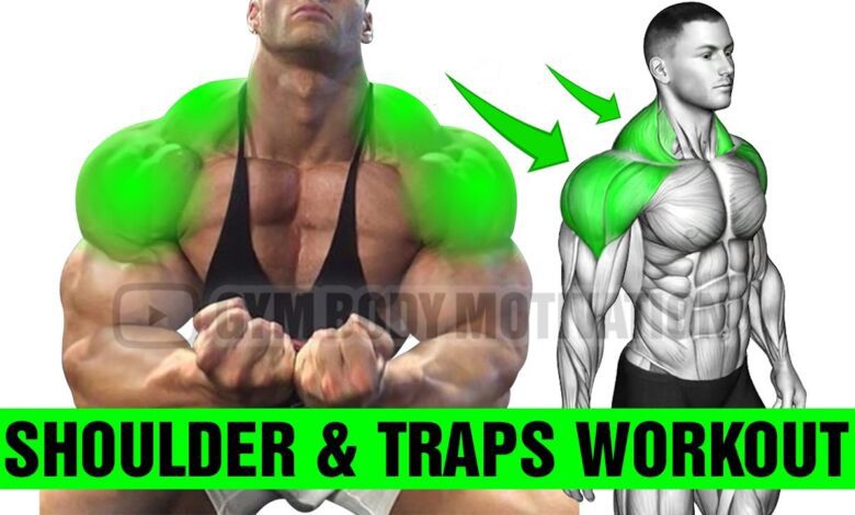 8 Best Exercises for BIGGER SHOULDERS and TRAPS