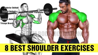8 Fastest Effective Big Shoulder Exercises Gym Body Motivation