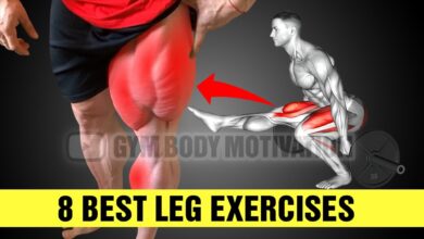 8 Quick Effective Exercises To Get BIGGER LEGS