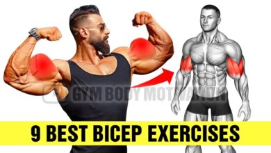 9 Bicep Exercises for Bigger Arms Gym Body Motivation