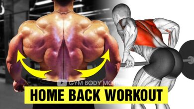 BACK WORKOUT AT HOME Gym Body Motivation