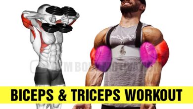Biceps and Triceps Workout For Bigger Arms Using ONLY Dumbbells