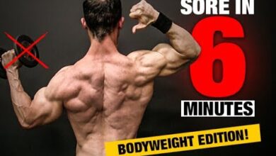 Bodyweight Back Workout SORE IN 6 MINUTES