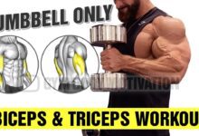 DUMBBELL BICEPS and TRICEPS WORKOUT FOR BIGGER ARMS