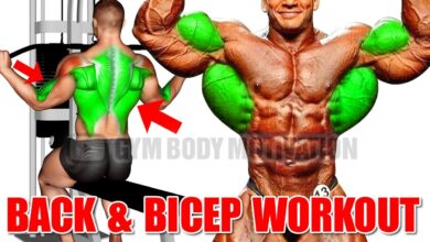 FULL BACK and BICEPS WORKOUT FOR MASS