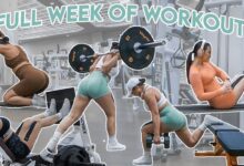 FULL WEEK OF WORKOUTS Managing Soreness Post Workout