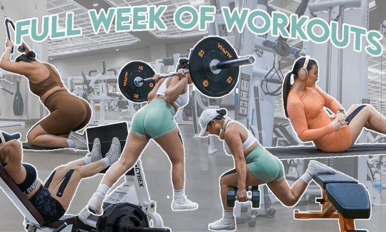 FULL WEEK OF WORKOUTS Managing Soreness Post Workout