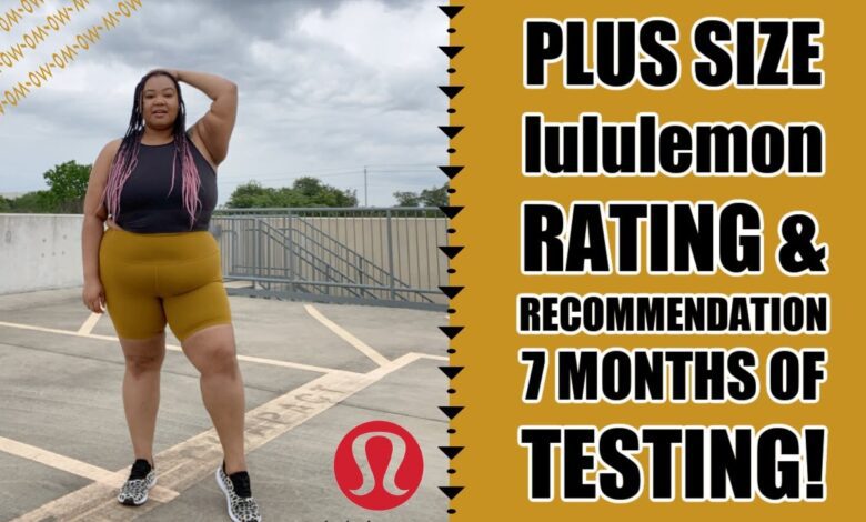 Honest Plus Size lululemon legging rating 6 months review