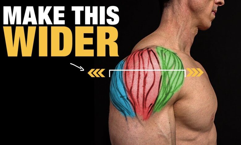 How to Get Big Shoulders FROM THE SIDE