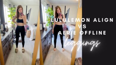 Lululemon Align Pants versus Aerie OFFLINE Leggings