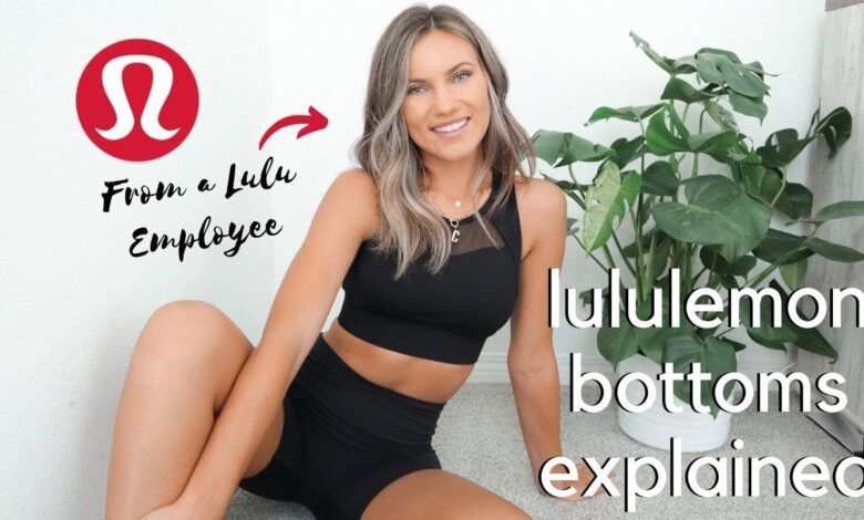 Lululemon bottoms explained in detail from an employee size fit