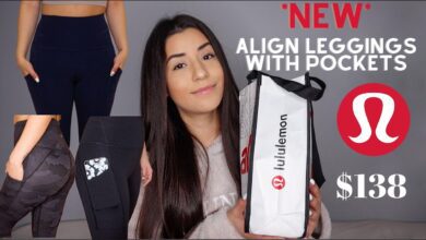 NEW LULULEMON ALIGN LEGGINGS WITH POCKETS REVIEW AND TRY ON