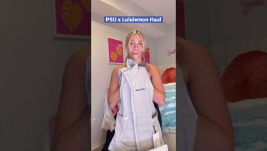 PSU x Lululemon haul shorts haul college