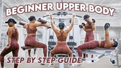 STEP BY STEP BEGINNER UPPER BODY WORKOUT