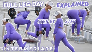 STEP BY STEP LOWER BODY DAY USING BASIC GYM EQUIPMENT