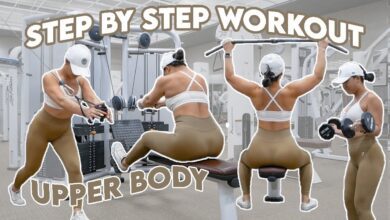STEP BY STEP UPPER BODY WORKOUT INTERMEDIATE