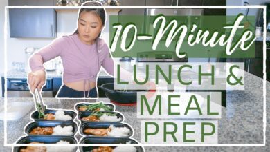 Super Fast Easy Lunch and Meal Prep