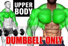 UPPER BODY WORKOUT WITH DUMBELLS ONLY