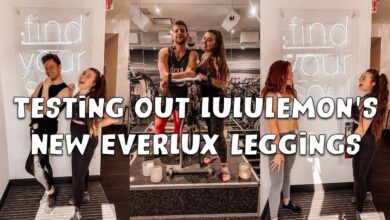 Vlog Testing out lululemon39s NEW Everlux Leggings at SoulCycle