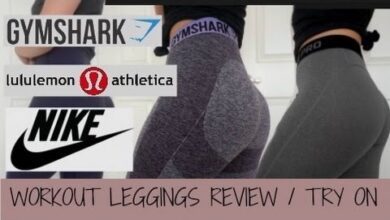 WORKOUT LEGGING REVIEW TRY ON ft Gymshark Lululemon Nike