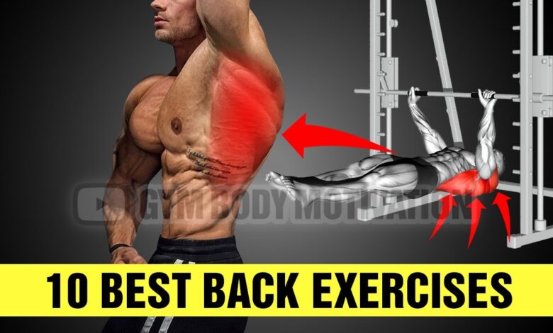 10 Quick Effective Exercises to Get a WIDER Back