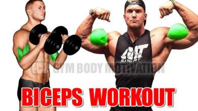 14 Bicep Exercises for Bigger Arms Gym Body Motivation