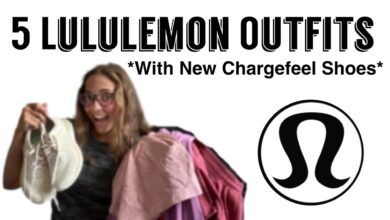 5 LULULEMON OUTFITS WITH NEW CHARGEFEEL WORKOUT SHOE try on