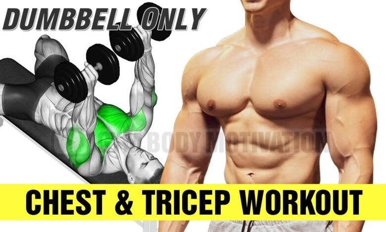 6 Best Dumbbell Chest and Triceps Exercises for Mass