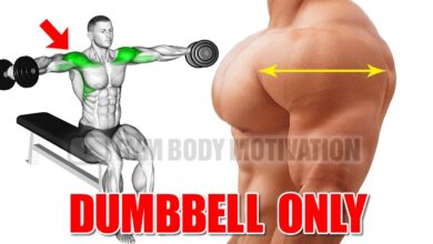 8 Best Shoulder Exercises with Dumbbells ONLY