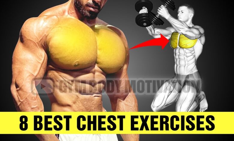 8 Effective Chest Exercises For a BIGGER PEC